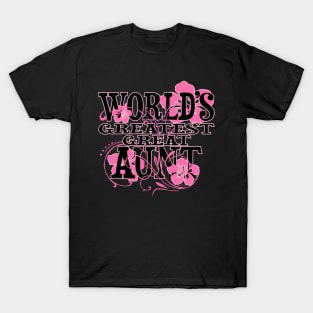 World'S est Aunt Family T-Shirt